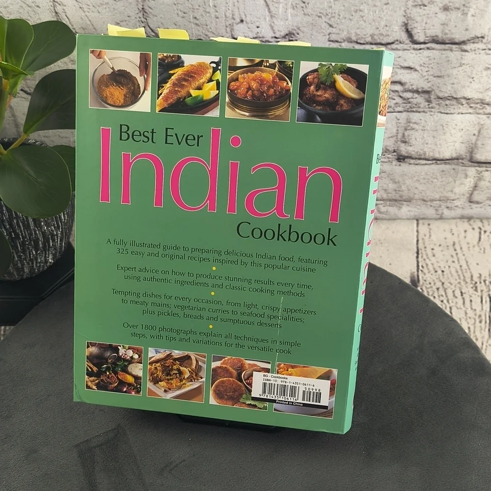 Best Ever Indian Cookbook, Semi Hardback